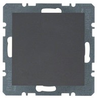 Berker 10091606 Blindverschluss Mit ZentralstüCk, B.3/B.7, Anthrazit Matt