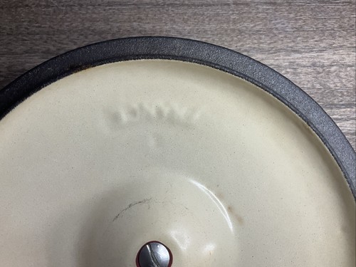 LE CRUESET ERSATZDECKEL NUR 14 Made in France - Kirsche - Bild 3 von 5