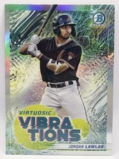 2022 Bowman Virtuosic Vibrations (RC) Jordan Lawlar #VV-16 Arizona Diamondbacks