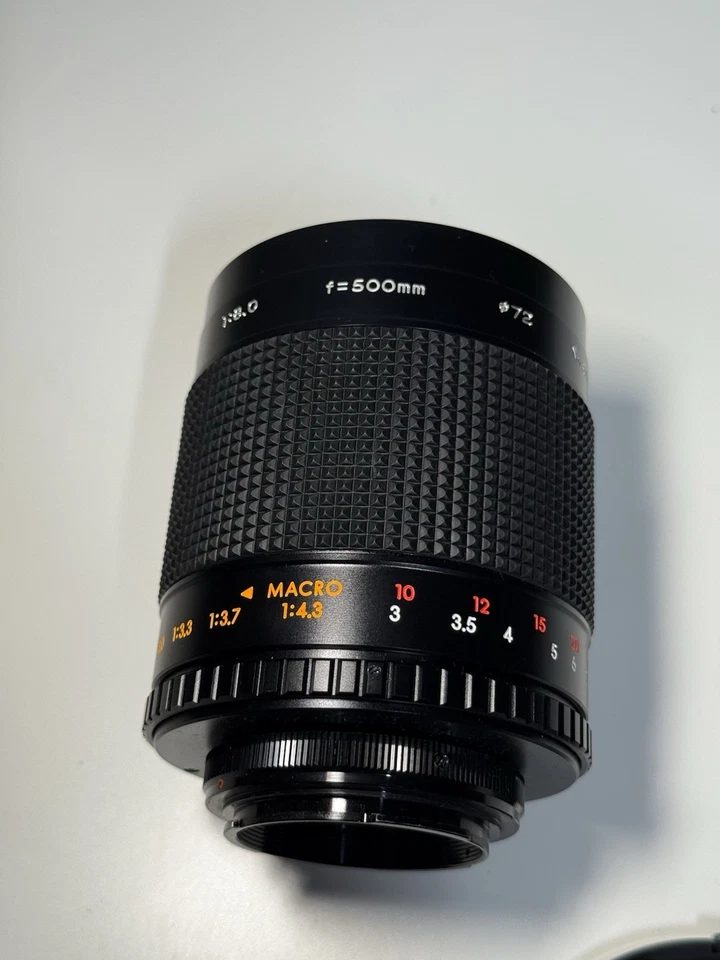 Samyang Quantaray MC 500mm f8 Mirror Lens for M4/3 Mount Camera Body - Image 3 of 4