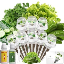 8 Pods Vegetable Salad Green Pod Kit for Aerogarden, Ahopegarden Hydroponics ... 2.98 per gallon