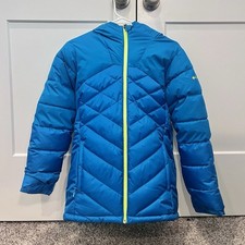 Columbia Omni-Heat, Outgrown Girl Blue Jacket L 14/16 