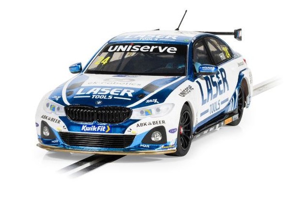 Scalextric 1/32 Slot Bmw 330E Ngtc Laser Tools Jake Hill 2023 Statisches Modell-image