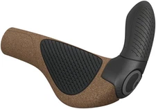 Ergon GP3 Evo BioKork Lock-On Grips - Ergonomic Cork & Rubber Bike Handlebar,