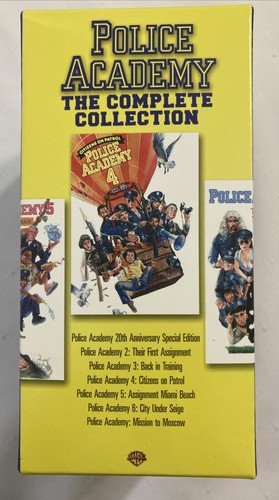 Police Academy The Complete Collection (DVD) Set of 7 DVDs - Foto 20 di 23