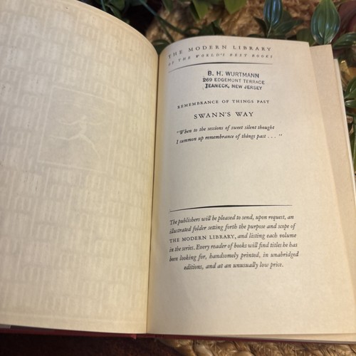 Swann's Way - Marcel Proust, HC Modern Library - Picture 4 of 7