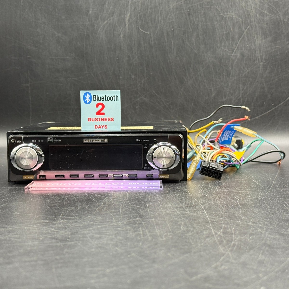 Pioneer Carrozzeria MEH-P919 MD Added Bluetooth Dolphin Display