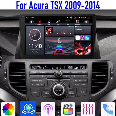 #ad 128GB 9quot; For Acura TSX 2009 2014 Deluxe Editio Carplay Android Car Radio GPSDVR $265.79