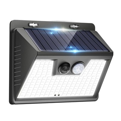 Solar Lights Outdoor Motion Sensor, 140 LED Solar Powered Fence Light Waterpr...