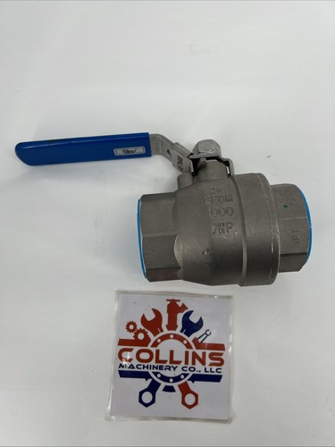 FNW FNW200AK 2" Ball Valve Stainless Steel CF8M 1000 CWP Full Port - Picture 3 of 10