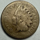 1860 Round Bust - Indian Head Cent - Exact Coin Imaged #IND497