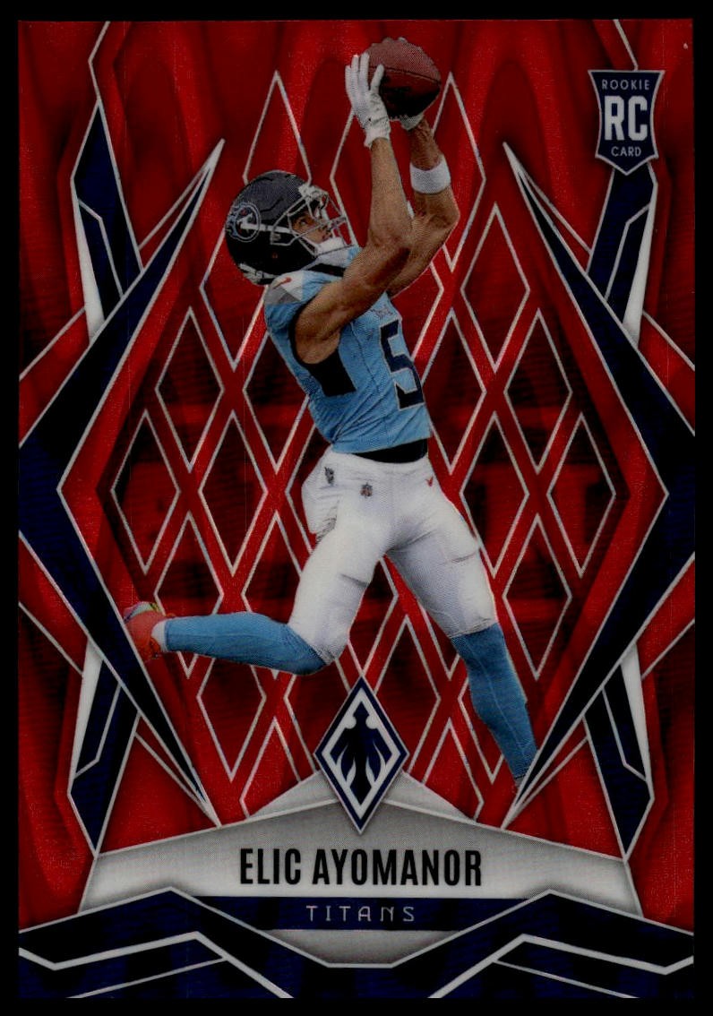 2025 Panini Phoenix Elic Ayomanor #167 Red Seismic 17/99