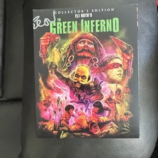 The Green Inferno w/ Signed Slipcover New Sealed Blu-Ray Scream Factory /250