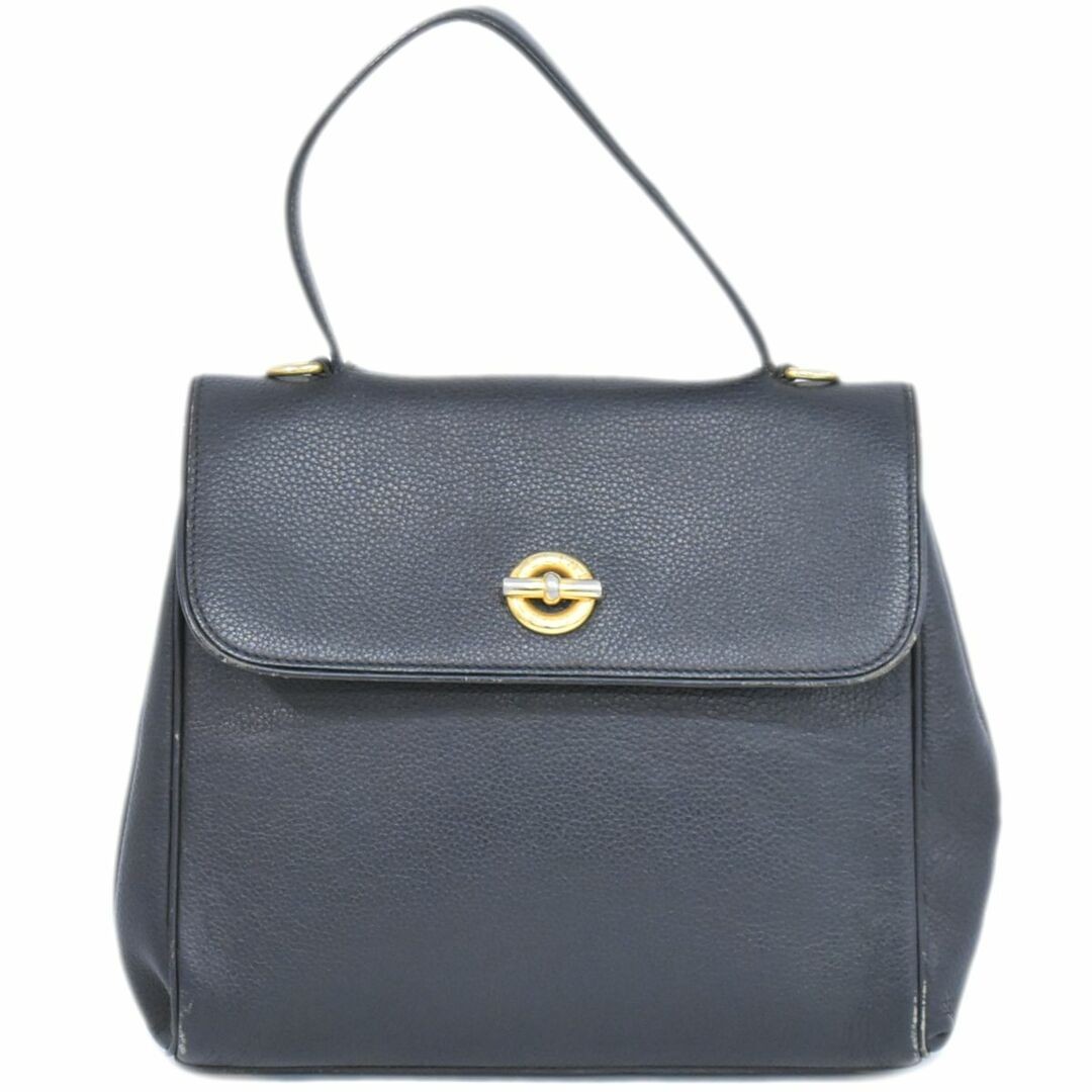 Celine Black Leather Handbag Preowned Luxury Shoulder Bag