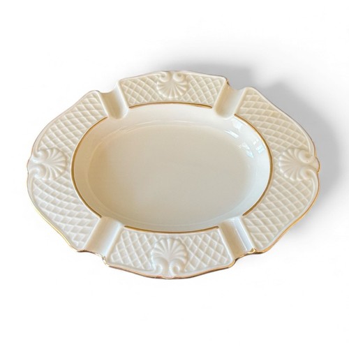 Vintage Lenox Riviera Ashtray with 24kt Gold Trim