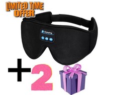 Sleep Mask with Bluetooth Headphones, 3D Sleep Mask Wireless Music Eye Mask