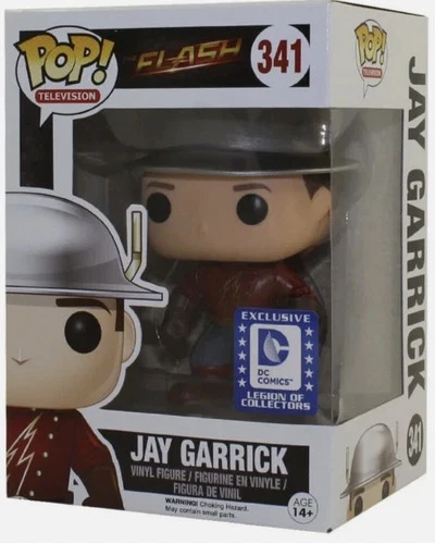 Funko Pop Jay Garrick 341 The Flash Legion Of Collectors Exclusive Mint in Box