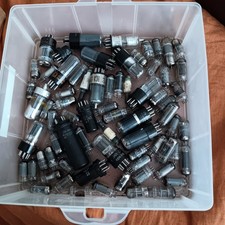 Lot Of Vintage Vacuum Tube Non Working 100 Dede For Arts, Craft And Steampunk.