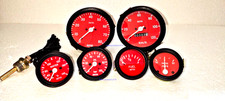 Smiths Replica 52mm-Kit-TempF Oil Fuel AmpGauge0-120KMH Speedo+0-80RPM 100mm RB