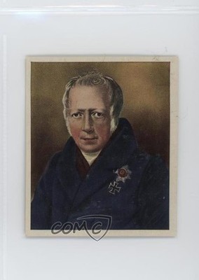 1934 Tobacco Eckstein Halpus Back Wilhelm von Humboldt #119 14pi