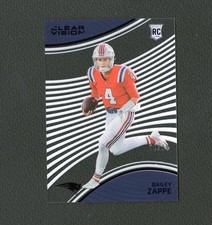 2022 Panini Chronicles Clear Vision Rookies Blue #10 Bailey Zappe