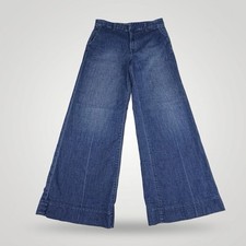 Frank & Eileen West Village Wide Leg Denim Pants Jeans Size 4 Made in USA 29โ