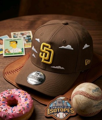 New Era 9FORTY San Diego Padres Adjustable Baseball Cap Hat Brown One Size