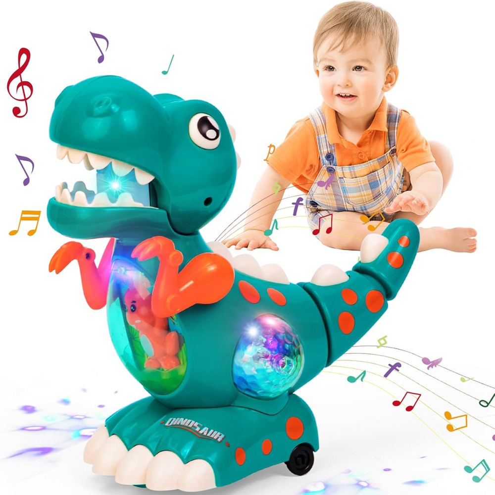 Dinosaur Musical Toddler Toys Gifts For 1-5 Year Old Kids With