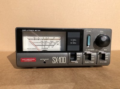 Diamond SX-100 SWR/Power Meter  1,6   60 MHz - Stehwellenmessgerät mit N Buchsen