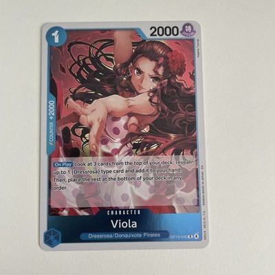 Viola OP15-040 (R) Adventure on Kami's Island One Piece English Foil - NM