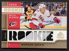 2020-21 SP Game Used 2020 Rookie Relic Blends Patch #RB-MG Morgan Geekie 11/15