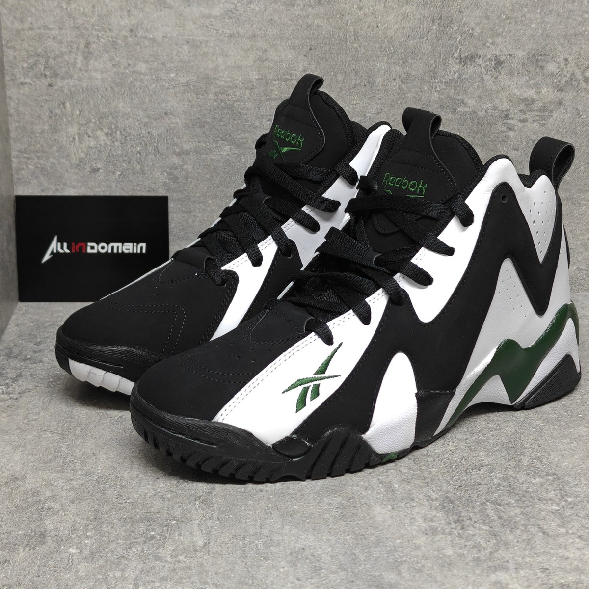 Reebok バスケットボールシューズ ブラック/ホワイト kamikaze2 2021 Men's Reebok Kamikaze II Low OG Black White Size 15 M44438 | eBay