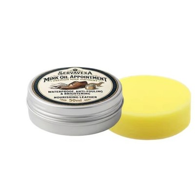 Natural Mink Oil Ointment for Leather Boots and Shoes Quickly Restore The Shine