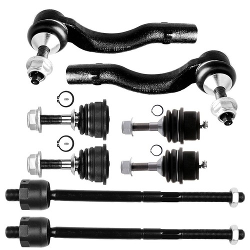 8pcs Ball Joint Tie Rod End Kit For Mercury Grand Marquis 2003-2006 Suspension