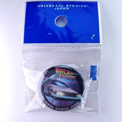 Back to the Future Button Badge Pin Universal Studios Japan USJ Vintage Sealed