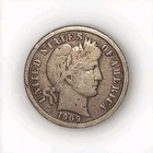 1909 P Barber Liberty Dime Good Condition