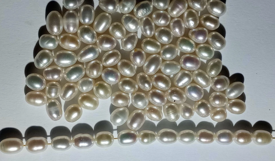 Lot de 90 perles d'eau douce de 87,12Cts - Photo 3/3