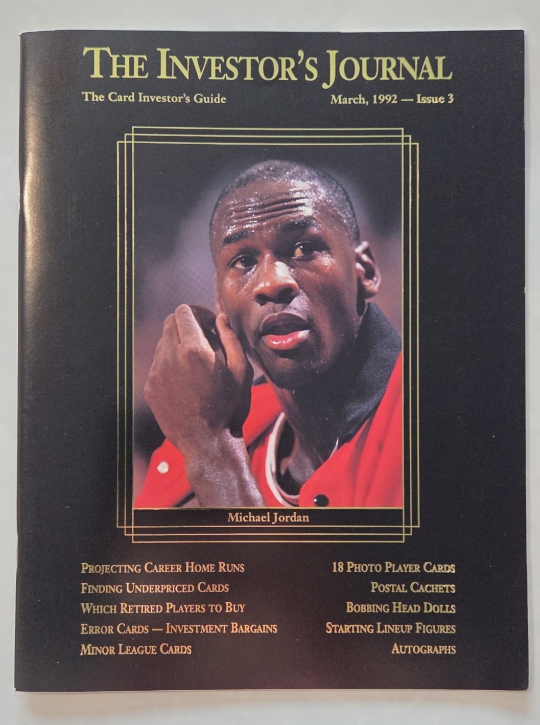 The Investor's Journal Card Investor's Guide, March 1992 Issue 3, Michael Jordan