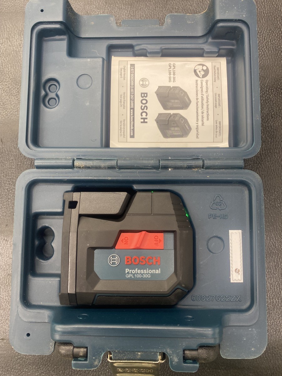 Bosch Professional GPL100-30G 3-Point Self Leveling Laser Level w/ H (PD5037488)