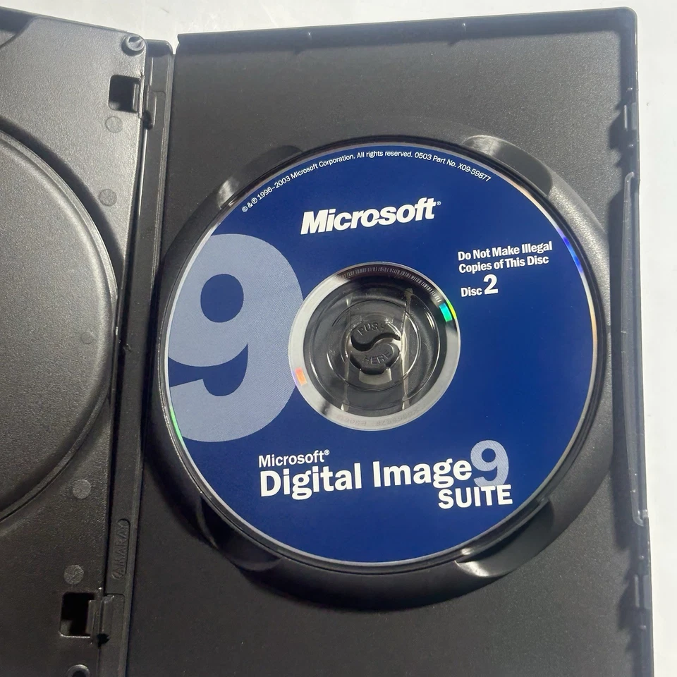 Microsoft Digital Image Suite CD Volume #9 2006 Windows 96 2 Disk Set - Image 3 of 4