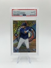 2023 Topps Finest - Jonathan Aranda #47 Gold Refractor /50 PSA 10