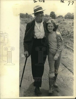 1978 Press Photo Henry Fonda & Kristen Vigard on CBS' ''Home To Stay'' - nop91138