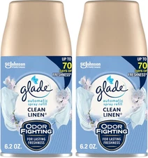 Glade Automatic Spray Air Freshener Refill, Scented Clean Linen 