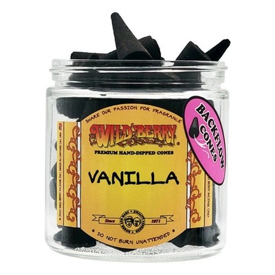 25x Wild Berry Vanilla Backflow Incense Cones Bulk Home Scent Smoke Flow New 2''
