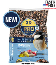 3-D Pro Blends Nut N' Berry  Blend Wild Bird Food, Wild Bird Seed, 5 Pounds