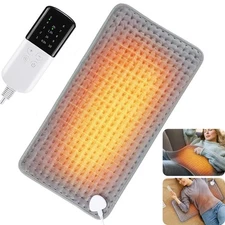 Electric Heat Pad Warming Pad For Neck, Back, Arms & Legs - 10 Heating Setting