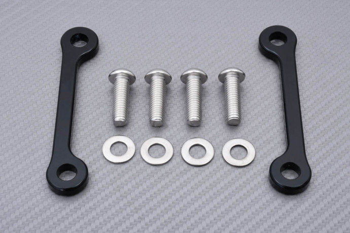 Plaques de blocage repose-pieds SUZUKI SV 650 pour modification moto configuration solo trackday