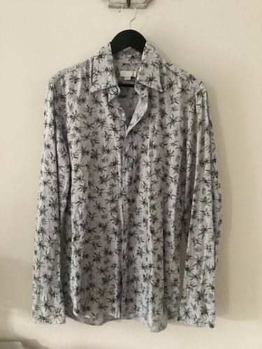 Camisa Diesel Gris Floral/Estampada, Talla Grande Reino Unido, Buen Estado Usada - Imagen 5 de 5