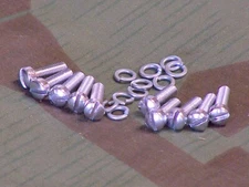 Knucklehead, Panhead Stainless Steel Primary  Cover Screws & Locks.