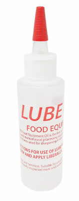 Lube Pro Food Equipment Mineral Oil - 4 oz Bottle w/ Spout - Authorized by USDA